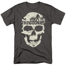 Load image into Gallery viewer, The Goonies Skull Map Mens T Shirt Charcoal
