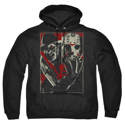 Freddy Vs Jason Vs Mens Hoodie Black