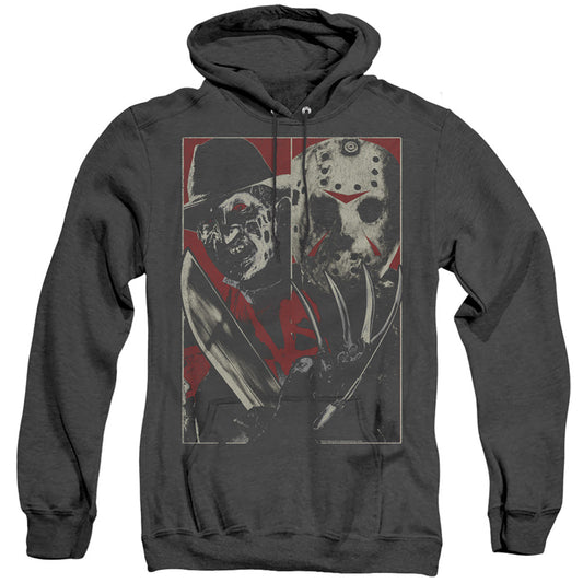 Freddy Vs Jason Vs Heather Mens Hoodie Black