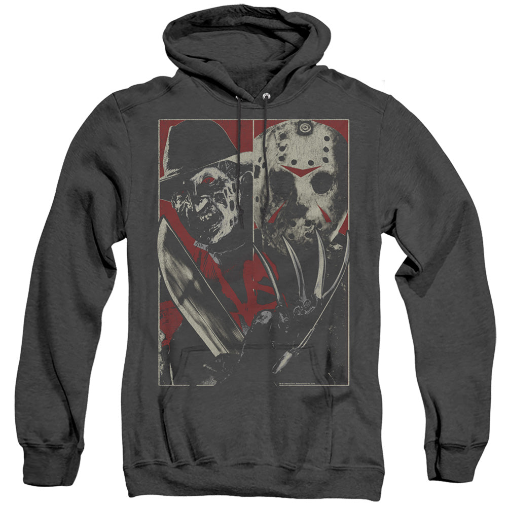 Freddy Vs Jason Vs Heather Mens Hoodie Black