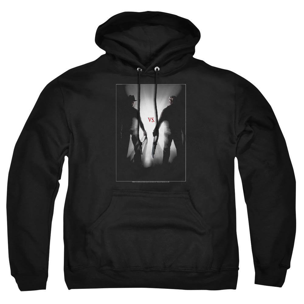 Freddy Vs Jason Silhouettes Mens Hoodie Black