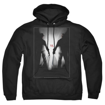 Freddy Vs Jason Silhouettes Mens Hoodie Black