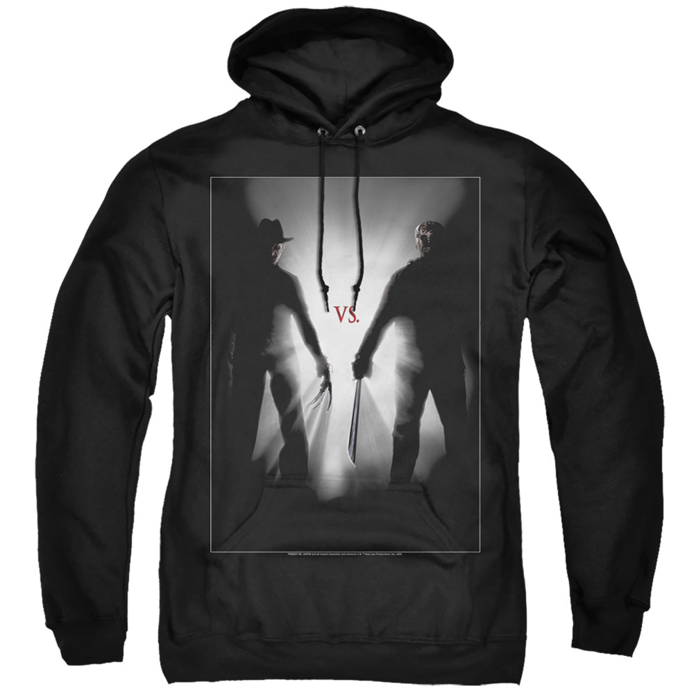 Freddy Vs Jason Silhouettes Mens Hoodie Black