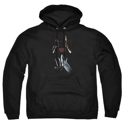 Freddy Vs Jason Face Off Mens Hoodie Black