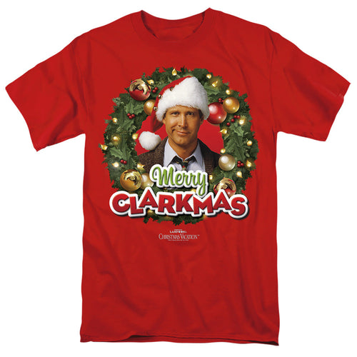 Christmas Vacation Merry Clarkmas Mens T Shirt Red