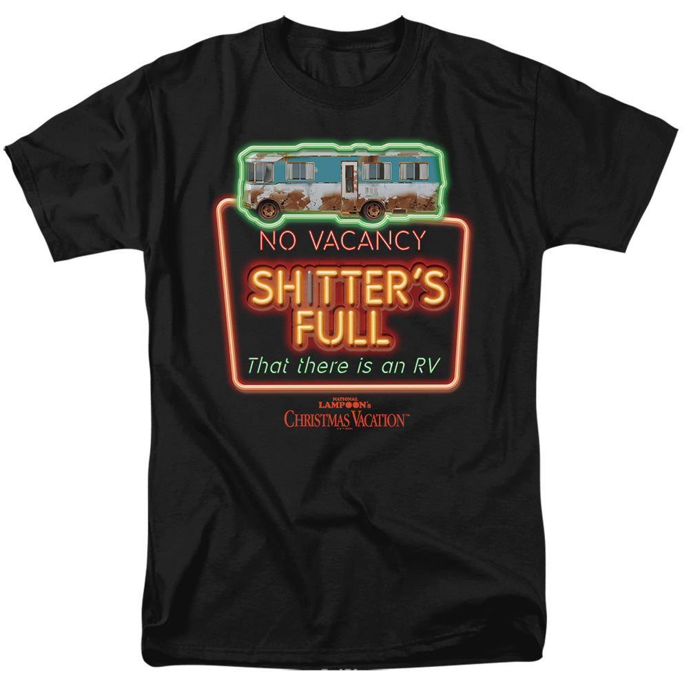 Christmas Vacation No Vacancy Shtter'S Full Mens T Shirt Charcoal