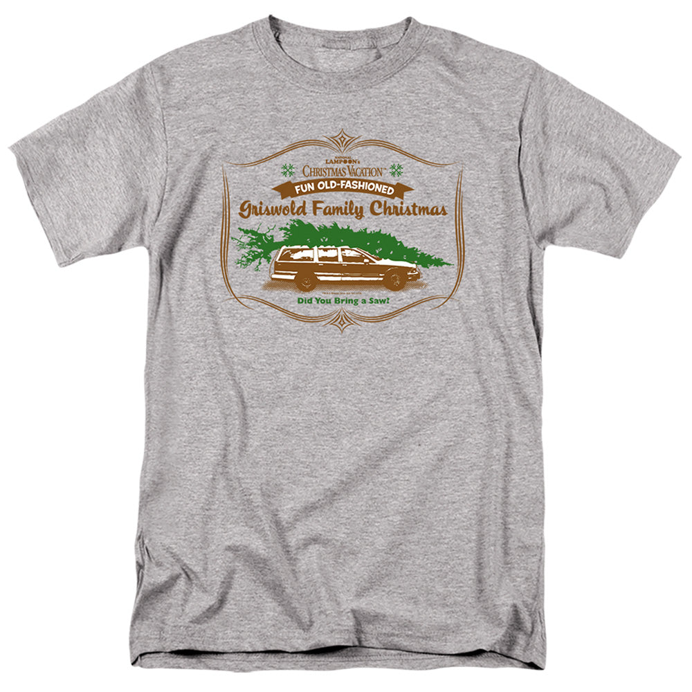 Christmas Vacation Did You Bring A Saw? Mens T Shirt Athletic Heather