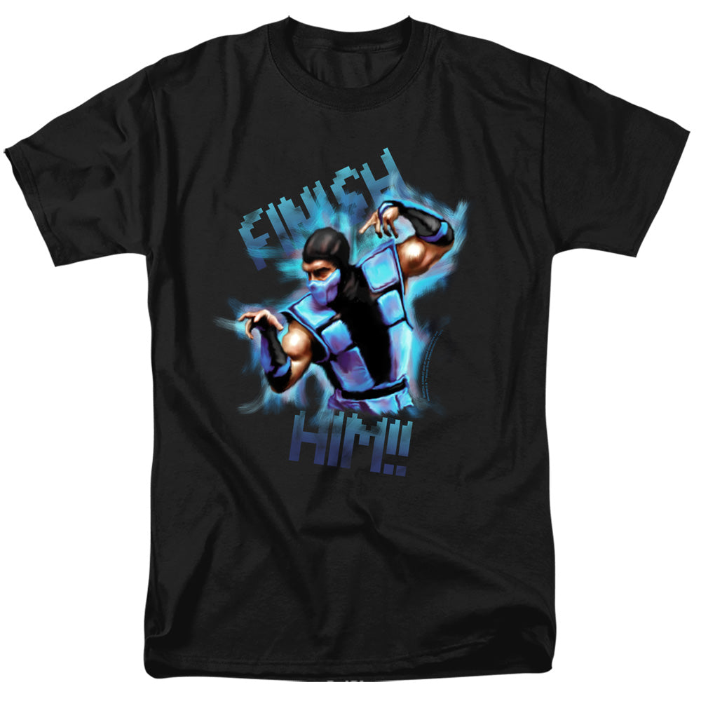 Mortal Kombat Klassic Finish Him!! Mens T Shirt Black