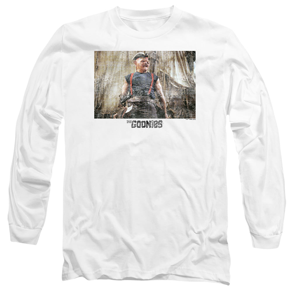 The Goonies Sloth 2 Mens Long Sleeve Shirt White Officially Licensed
