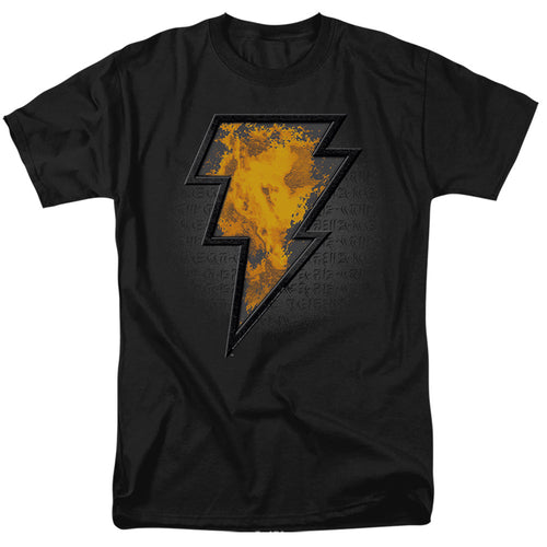 Black Adam Black Adam Beveled Emblem Mens T Shirt Black
