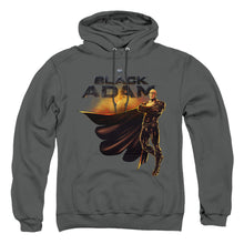 Load image into Gallery viewer, Black Adam Black Adam Logo With Character Mens Hoodie Charcoal
