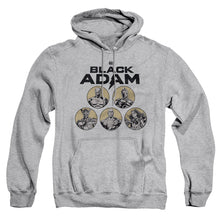 Load image into Gallery viewer, Black Adam Black Adam Contrast Group Mens Hoodie Athletic Heather
