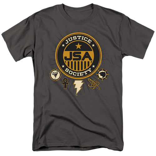 Black Adam Black Adam Justice Society Mens T Shirt Charcoal