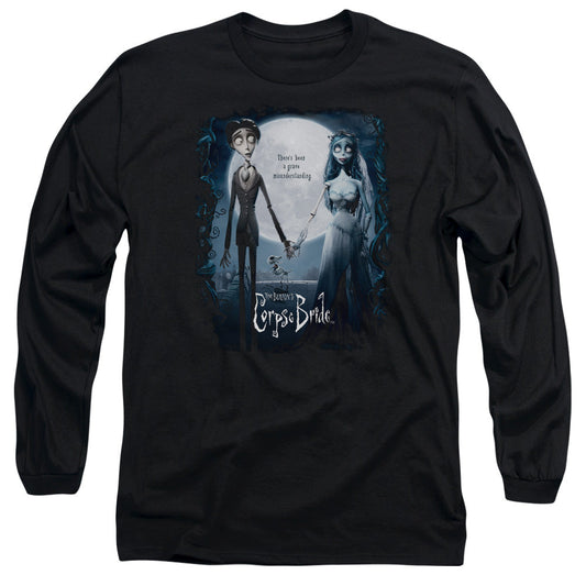 Corpse Bride Poster Mens Long Sleeve Shirt Black Officially Licensed