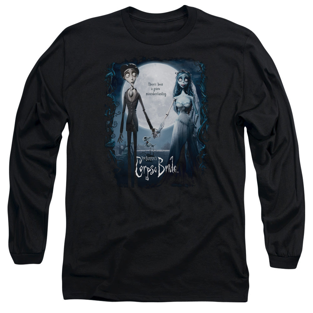 Corpse Bride Poster Mens Long Sleeve Shirt Black