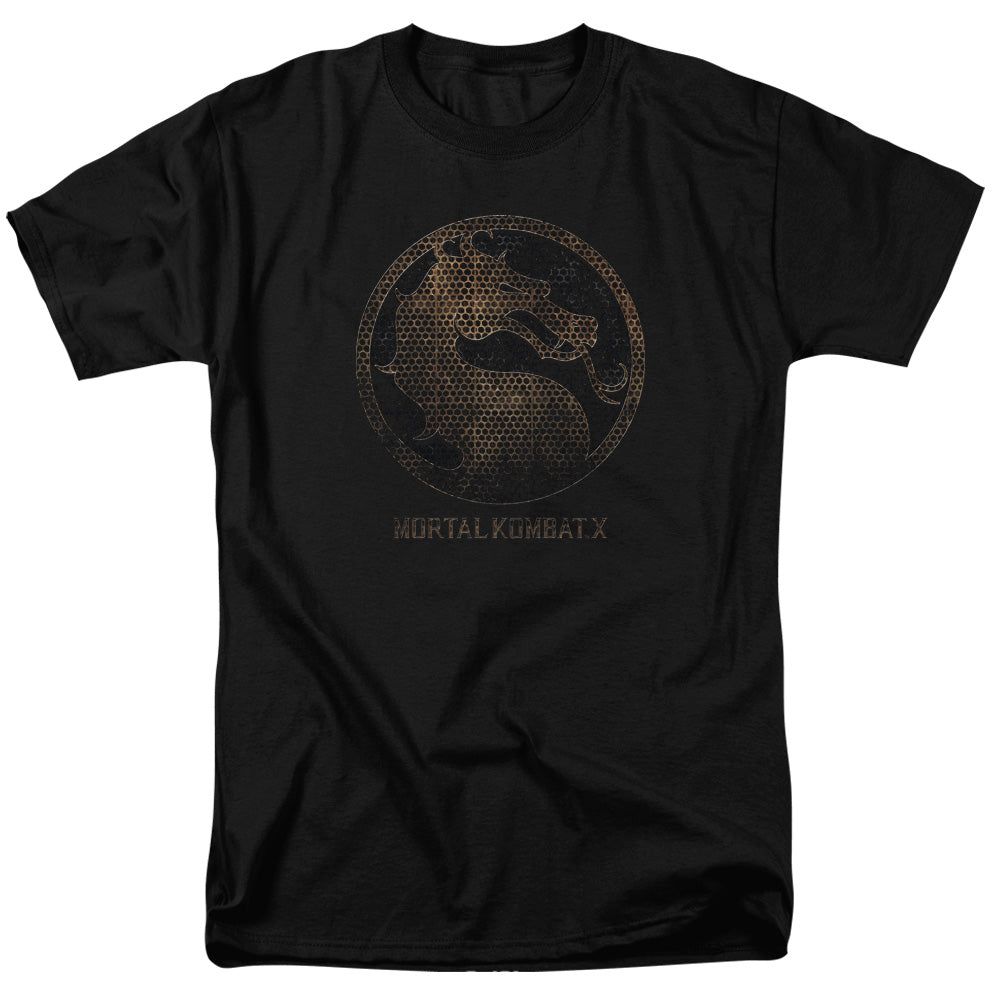 Mortal Kombat X Metal Seal Mens T Shirt Black