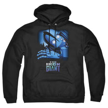 Load image into Gallery viewer, Iron Giant Giant And Hogarth Mens Hoodie Black
