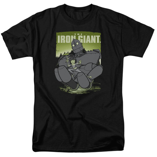 Iron Giant Helping Hand Mens T Shirt Black