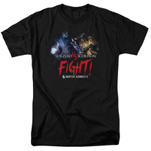 Load image into Gallery viewer, Mortal Kombat X Fight Mens T Shirt Black
