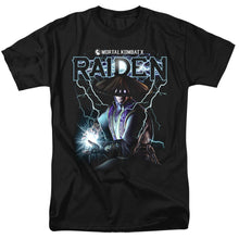 Load image into Gallery viewer, Mortal Kombat Raiden Mens T Shirt Black
