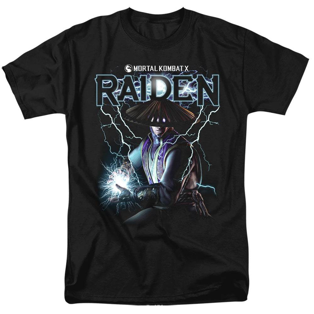 Mortal Kombat Raiden Mens T Shirt Black
