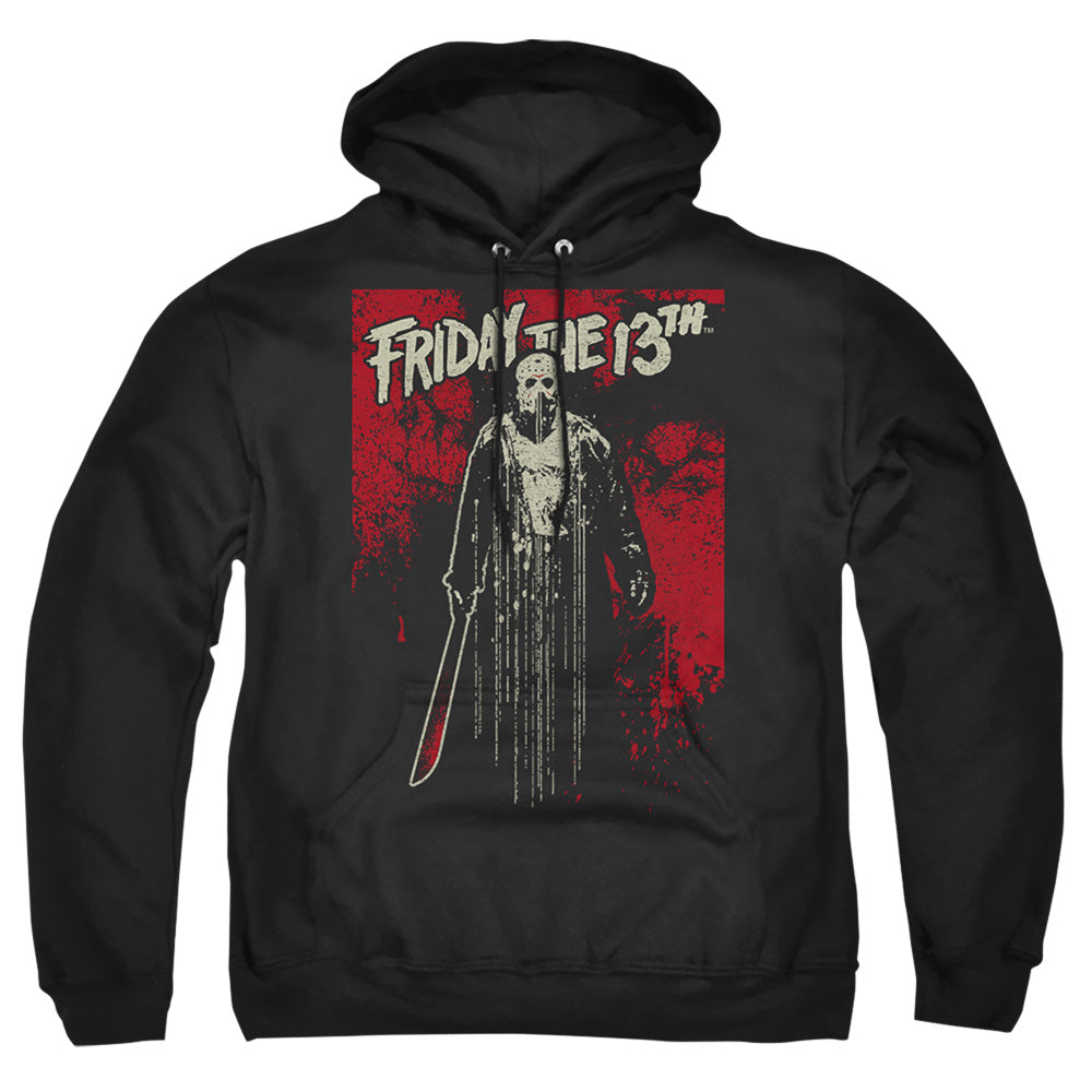 Friday The 13Th Drip Mens Hoodie Black