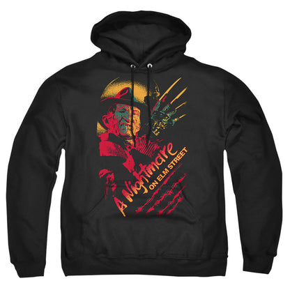 Nightmare On Elm Street Freddy Claws Mens Hoodie Black