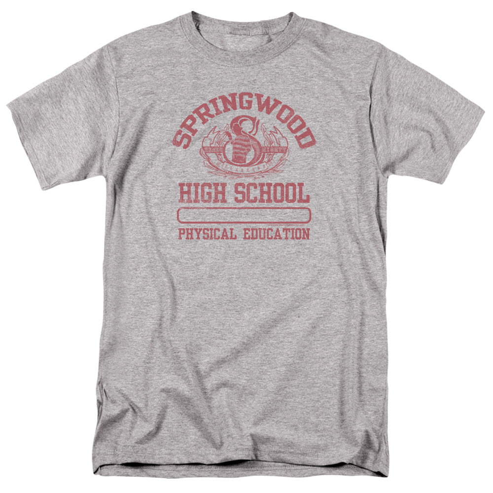 Nightmare On Elm Street Springwood High Mens T Shirt Athletic Heather