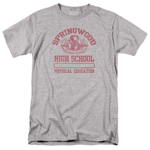 Nightmare On Elm Street Springwood High Mens T Shirt Athletic Heather