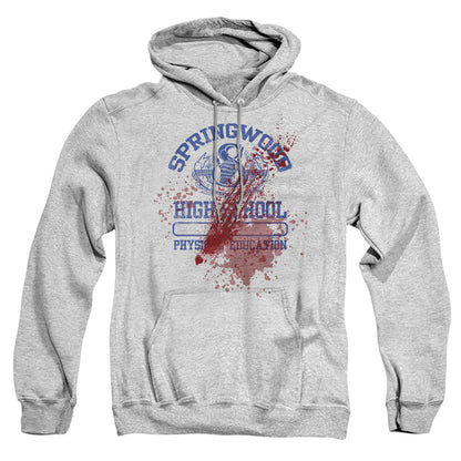 Nightmare On Elm Street Springwood High Victim Mens Hoodie Athletic Heather