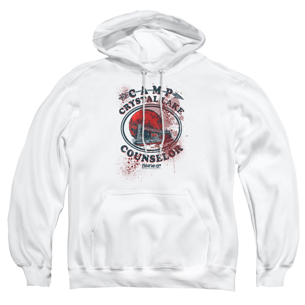 Friday The 13Th Camp Counselor Victim Mens Hoodie White