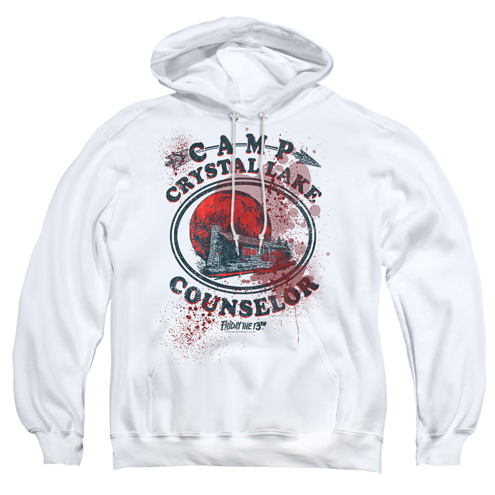 Friday The 13Th Camp Counselor Victim Mens Hoodie White