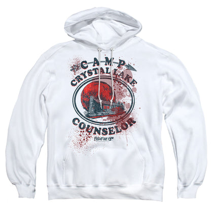 Friday The 13Th Camp Counselor Victim Mens Hoodie White