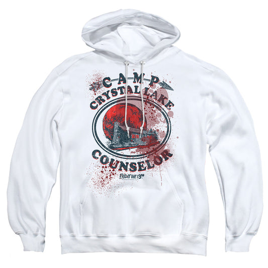 Friday The 13Th Camp Counselor Victim Mens Hoodie White