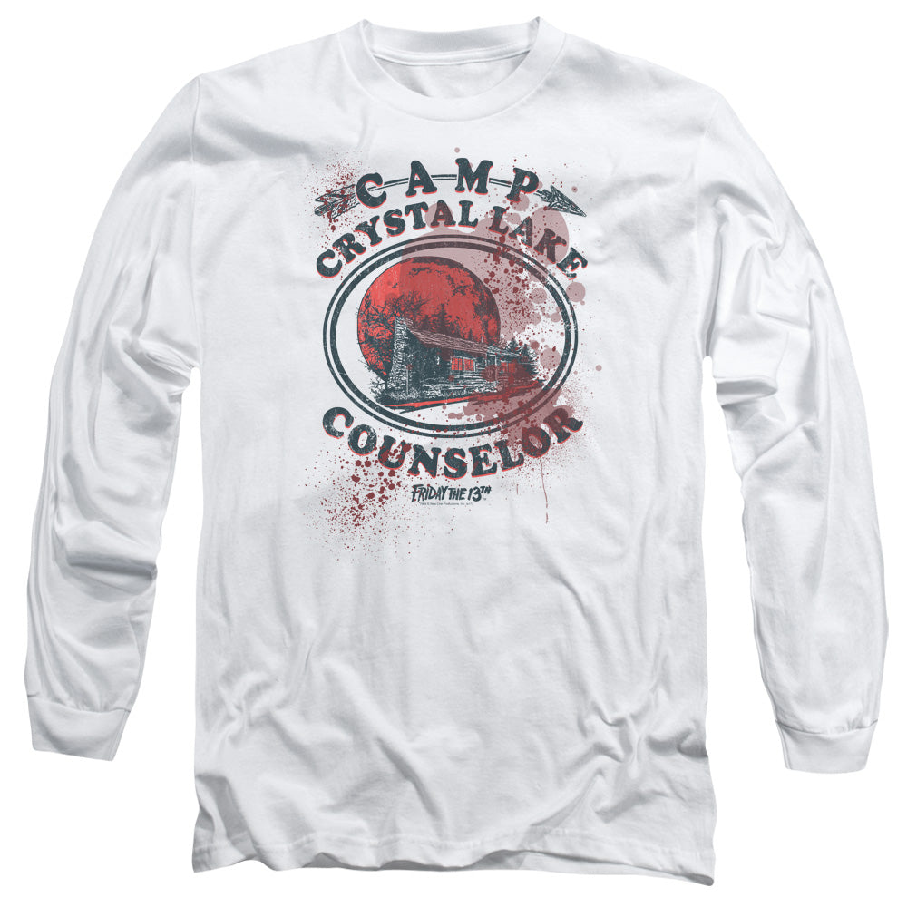Friday The 13th Camp Counselor Victim Mens Long Sleeve Shirt