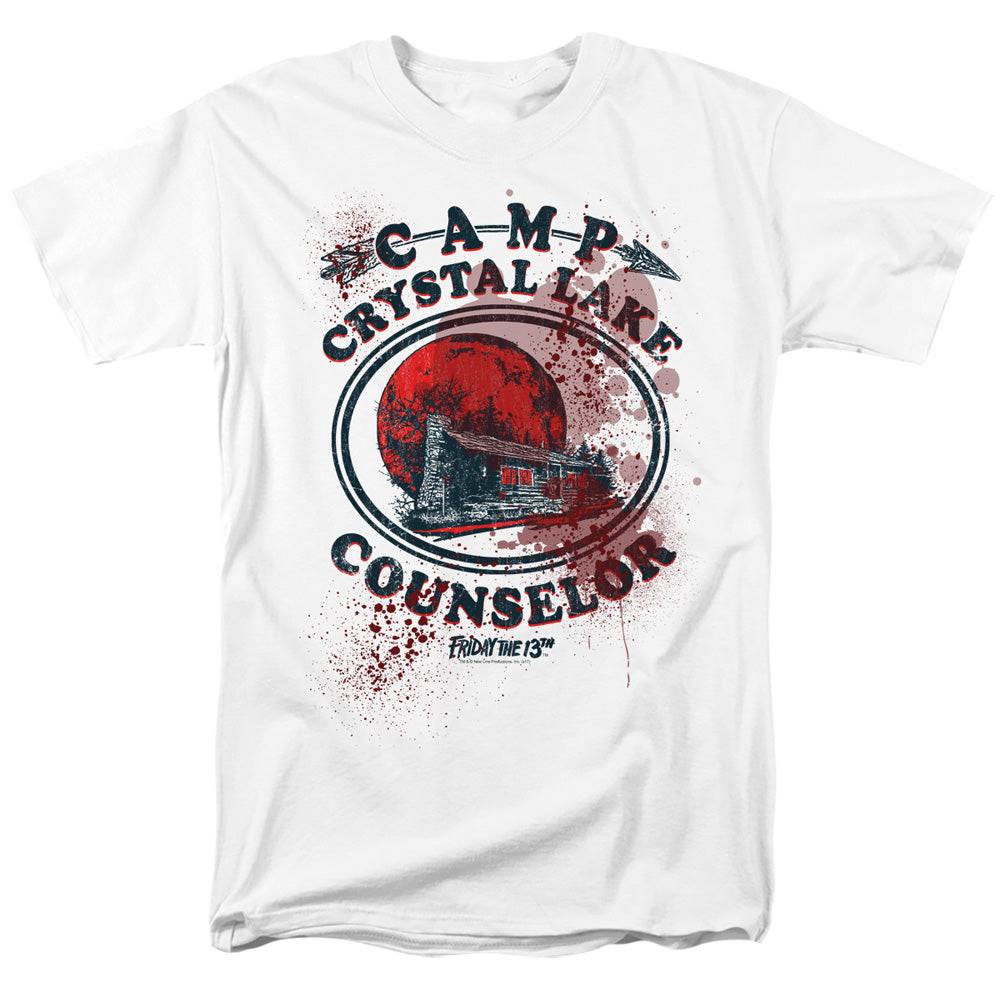 Friday The 13Th Camp Counselor Victim Mens T Shirt White
