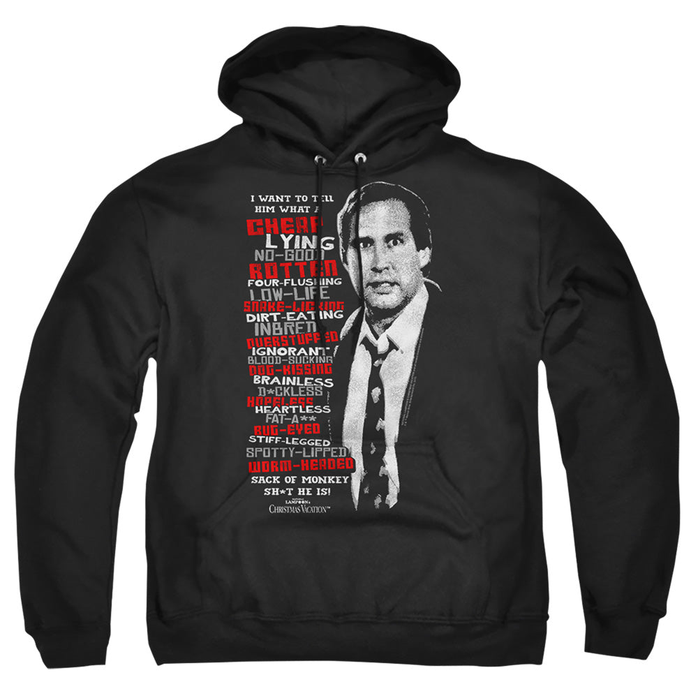 Christmas Vacation Profanities Mens Hoodie Black
