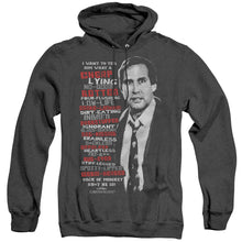 Load image into Gallery viewer, Christmas Vacation Profanities Heather Mens Hoodie Black
