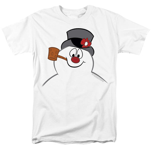 Frosty The Snowman Frosty Face Mens T Shirt White