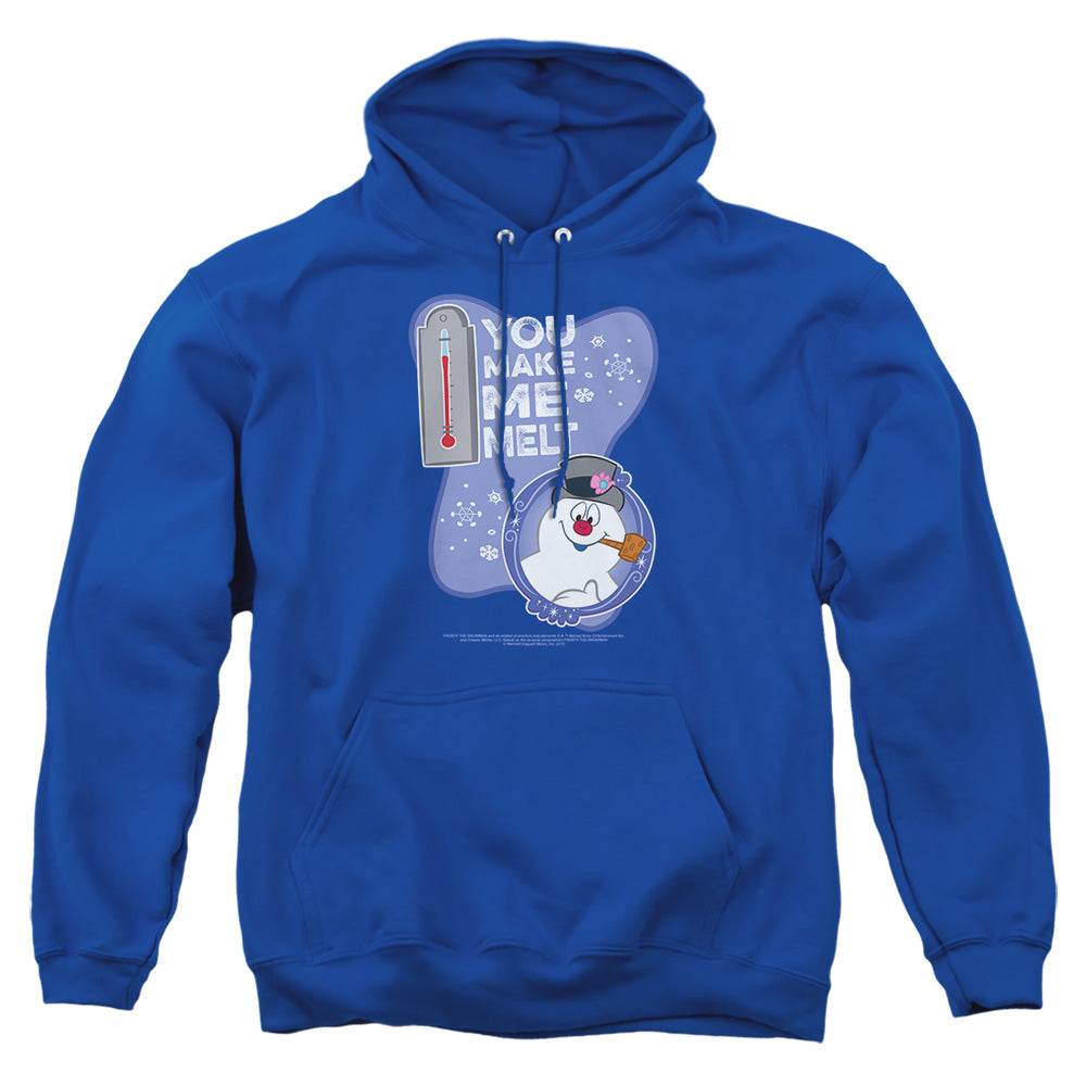Frosty The Snowman Melt Mens Hoodie Royal