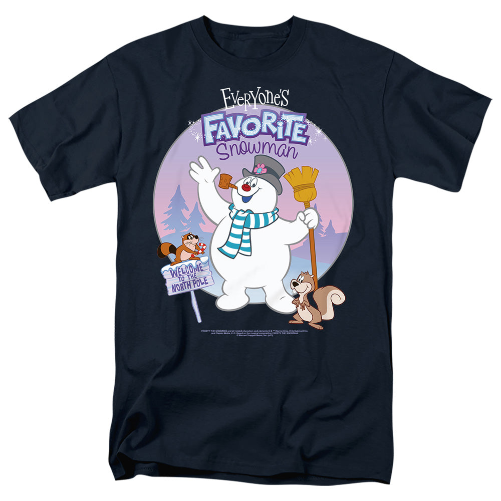 Frosty The Snowman Favorite Mens T Shirt Slate