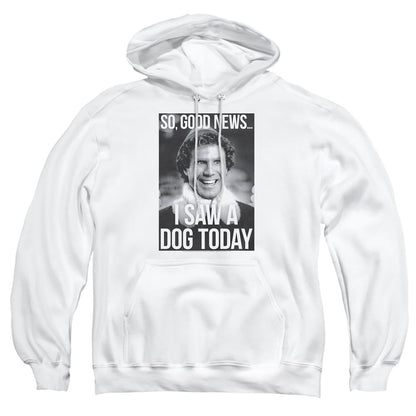 Elf Must Love Dogs Mens Hoodie White