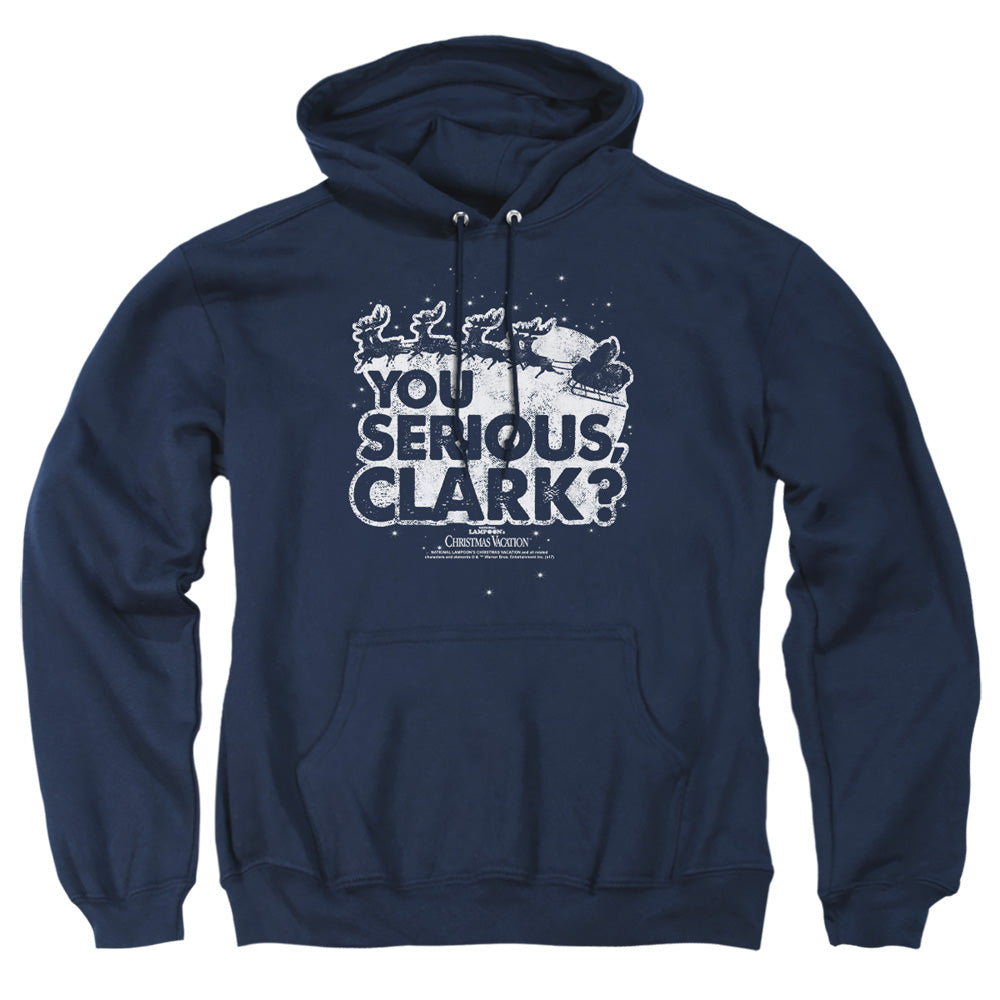 Christmas Vacation You Serious Clark Mens Hoodie Navy
