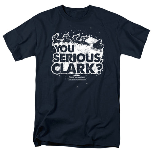 Christmas Vacation You Serious Clark Mens T Shirt Navy