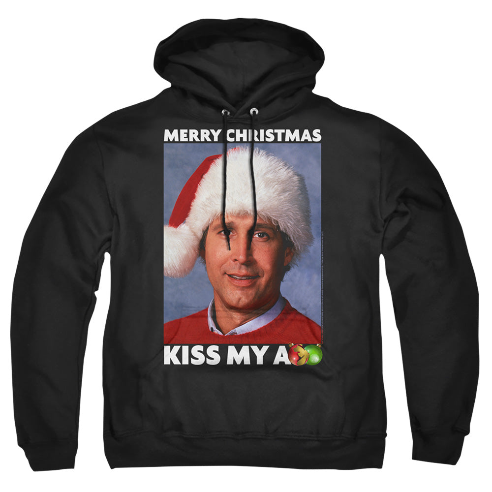Christmas Vacation Merry Kiss Mens Hoodie Black