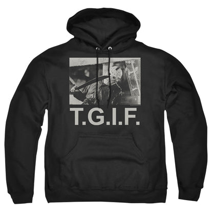 Friday The 13Th Tgif Mens Hoodie Black