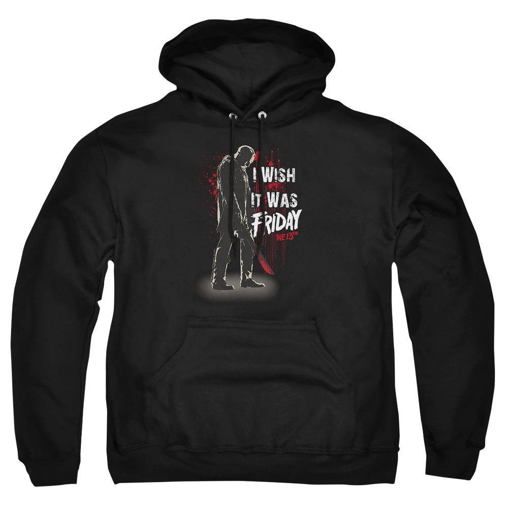 Friday The 13Th I Wish It Was Friday Mens Hoodie Black