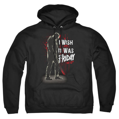 Friday The 13Th I Wish It Was Friday Mens Hoodie Black