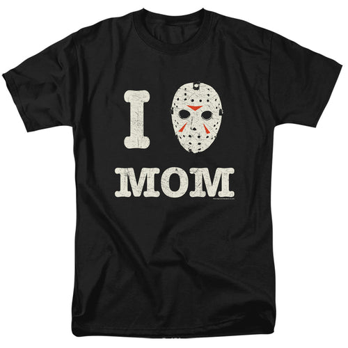 Friday The 13Th Mommas Boy Mens T Shirt Black