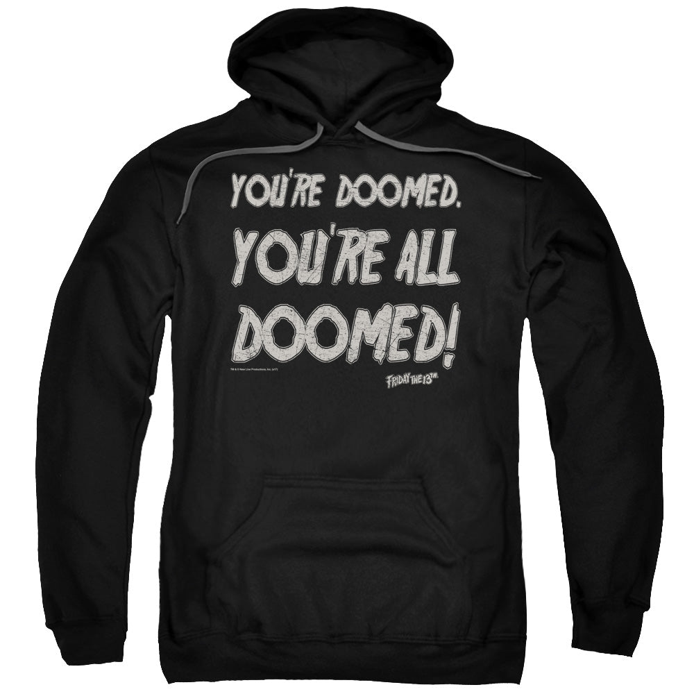 Friday The 13th Doomed Mens Hoodie Black